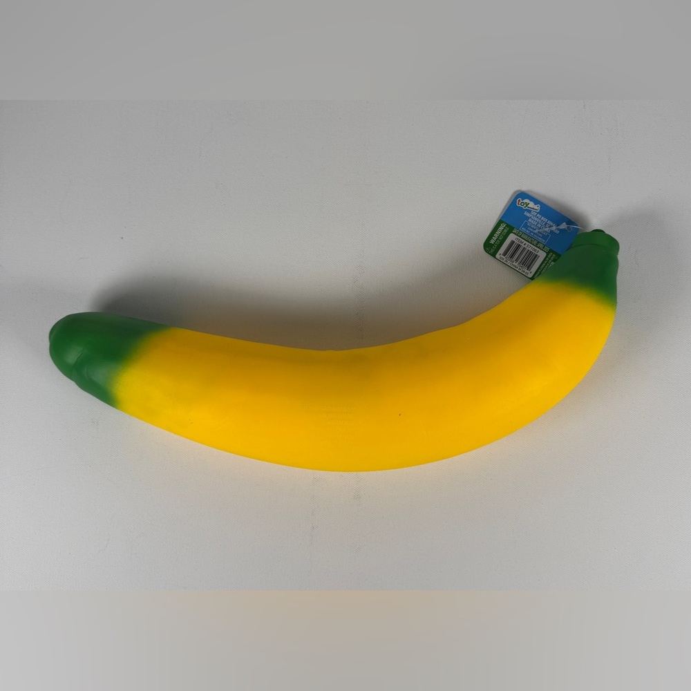 Sunny Days Laffy Snacks Squishy Stretchy Banana Toy 18" Sensory Viral New W/ TAG